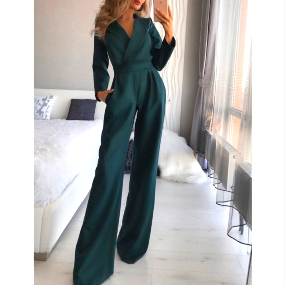 Blazer styled jumpsuit - Picture 1 of 10
